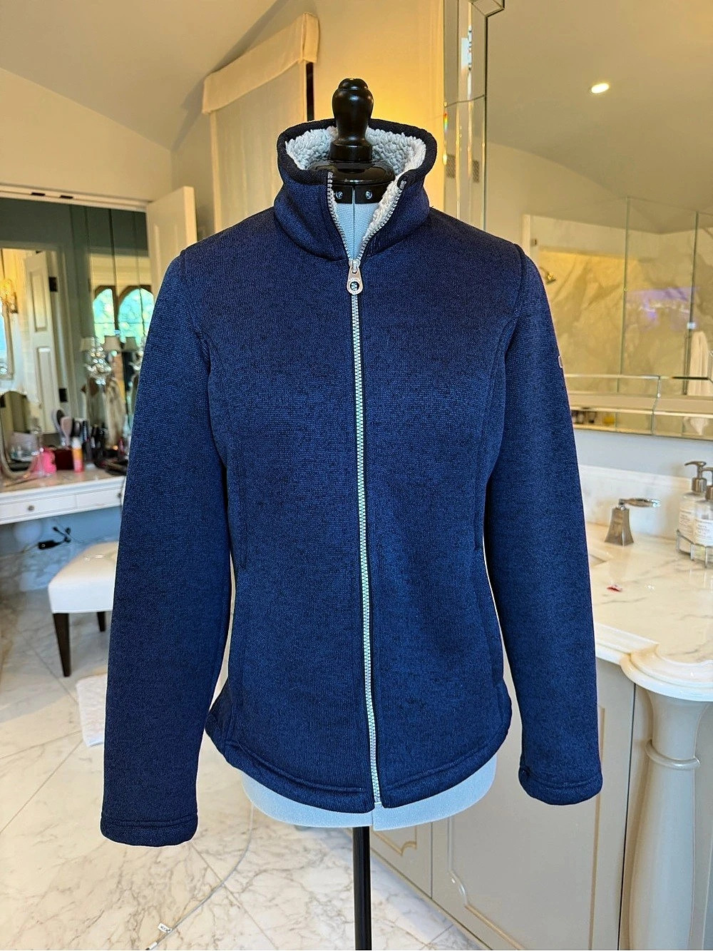 Regatta Blue Fleece-Lined Jacket